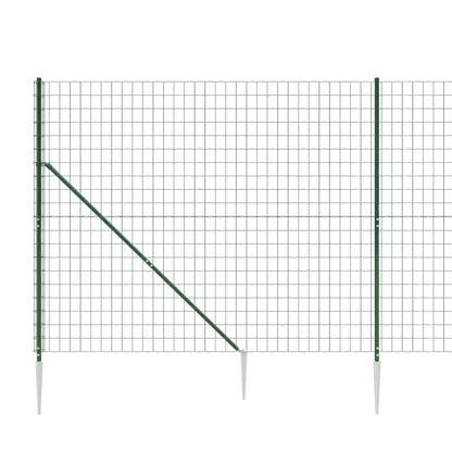 Cerca De Alambre Con Pinchos De Anclaje Verde 2x25 M / Vetonek_3