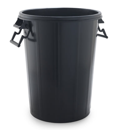 Cubo De Basura 100l Con Asas, Ideal Para Espacios Comunitarios, Sin Tapa (se Vende Por Separado)