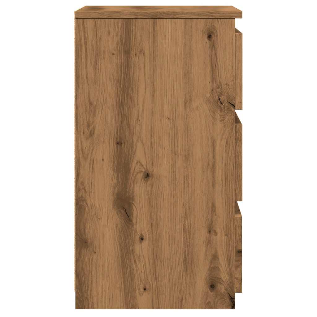 Mesitas Noche 2uds Madera Ingeniería Roble Artisan 40x35x62,5cm_4