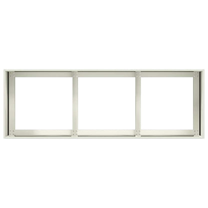 Jardinera De Acero Laminado En Frío Blanco 120x40x40 Cm_4