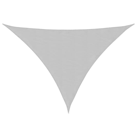 Vidaxl Toldo De Vela Poliéster Oxford 100% Gris Claro 4x4x5,8 M_0