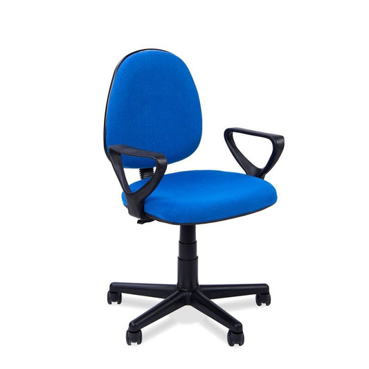Silla De Oficina Danfer Pvc, Azul, 61 X 109 X 55cm_0