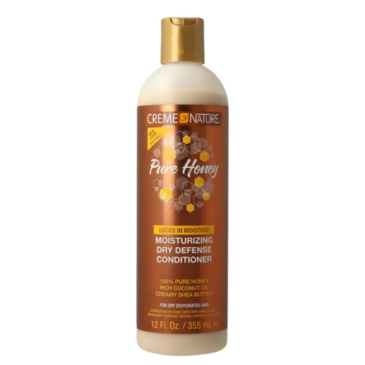 Acondicionador Pure Honey Moisturizing Dry Defense Conditioner Creme Of Nature 355ml_0