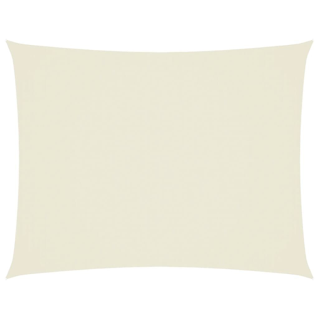Vidaxl Toldo De Vela Rectangular Tela Oxford Color Crema 2x3 M_0