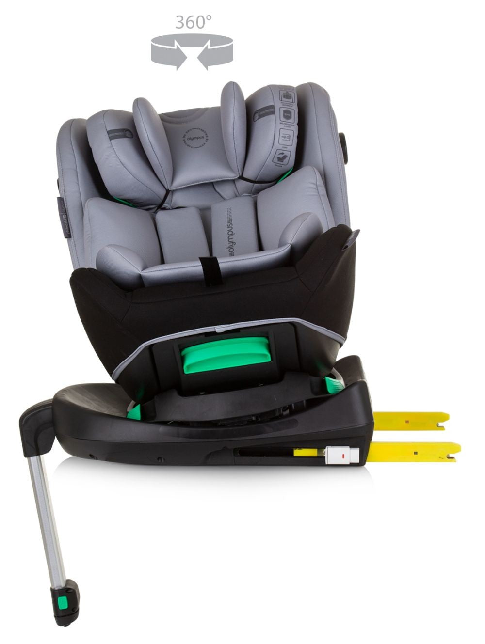 Silla De Coche Olympus 360 I-size 40-150 Cm Ash Grey_4