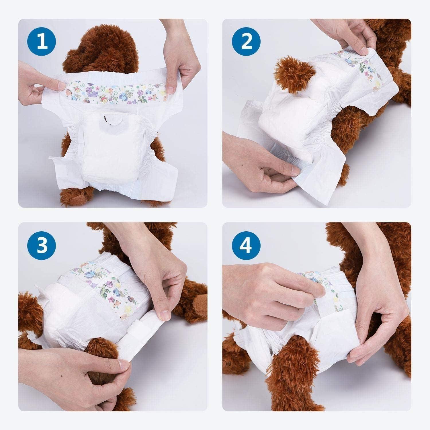 Pañales para perro Hembra S Nobleza 12 ud