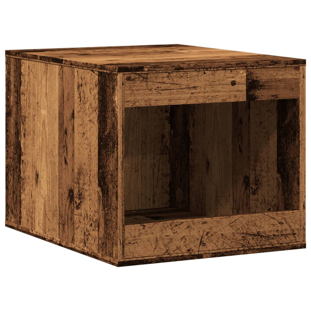 Vidaxl Mueble Arenero De Gatos Madera Ingeniería Envejecida 47x59x42cm_0