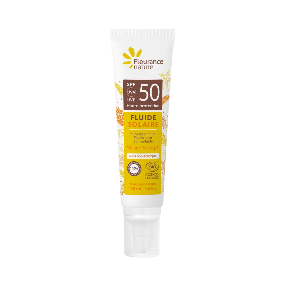 Fluido Solar Spf50 Cuerpo Y Cara Fleurance Nature 100ml_0