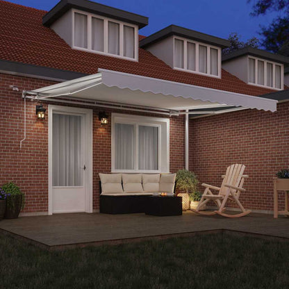 Toldo Retráctil Blanco 400 X 300 Cm Poliéster_2