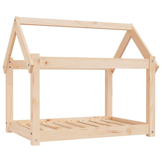 Vidaxl Cama Para Perros Madera Maciza De Pino 81x60x70 Cm_0