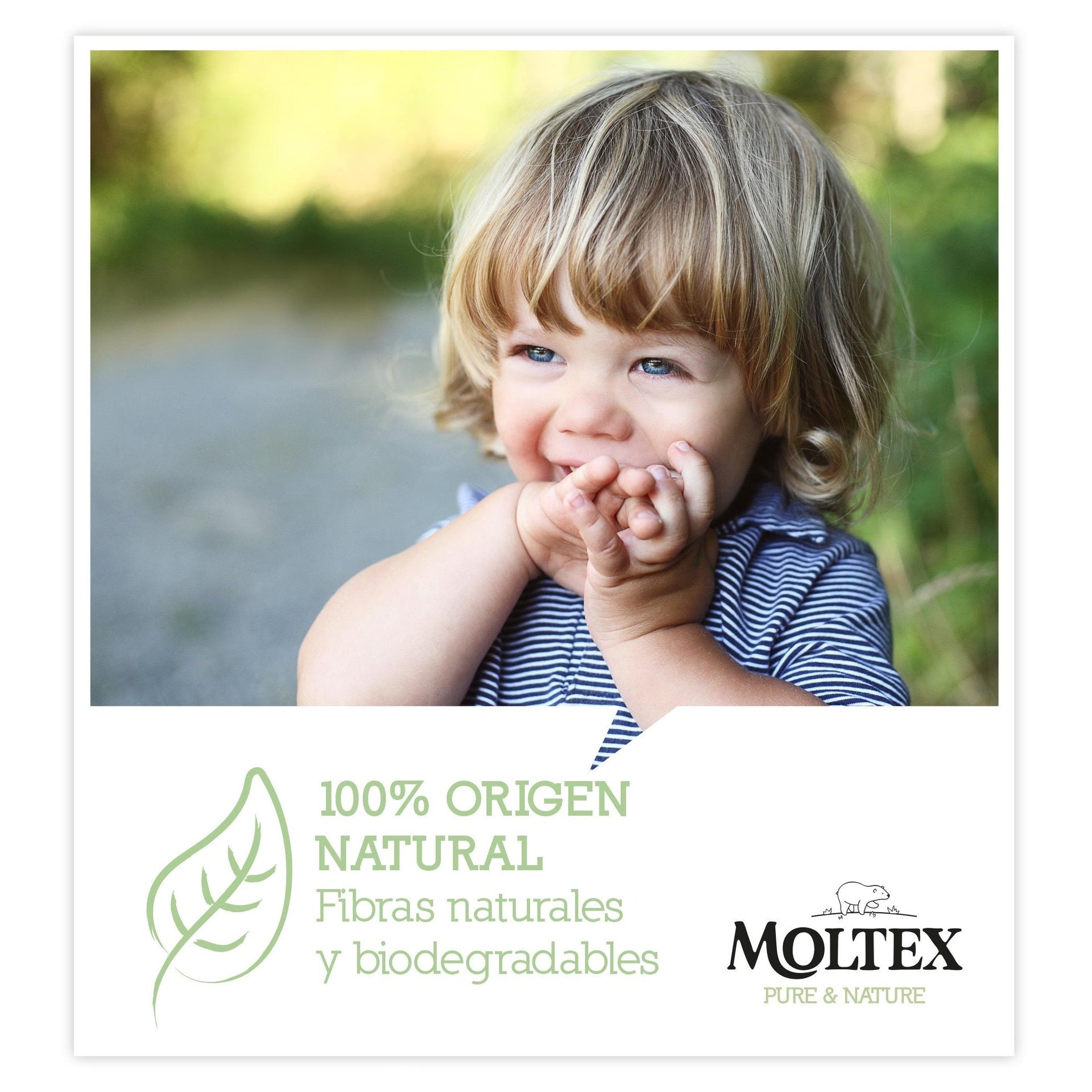 Pack 12 x Toallitas de bebé Moltex Pure & Nature 60 Uds