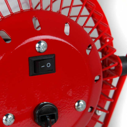 Ventilador USB de sobremesa Rojo PW 1021 Orbegozo 10 cm