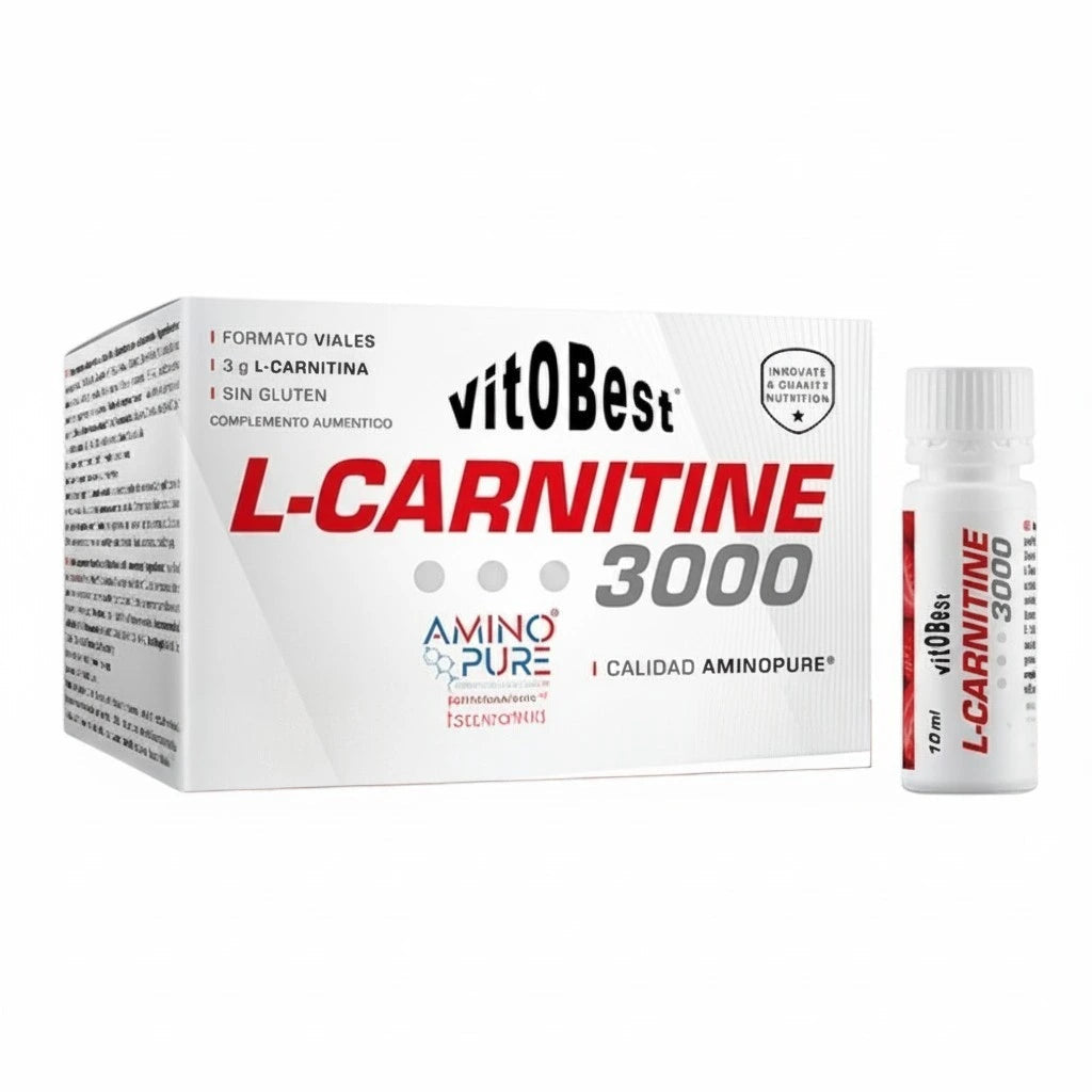 L-carnitine 3000 Aminopure 20 X 10 Ml_0