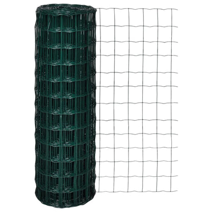 Set De Euro Valla Acero Verde 25x1,2 M / Vetonek_1