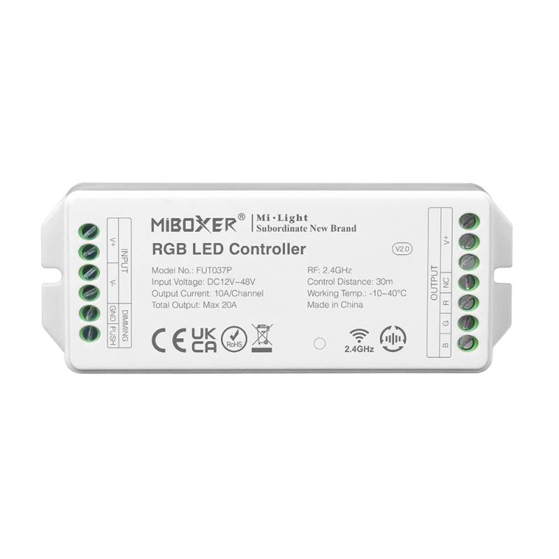 Controlador 2.4g Rf, Dc12-48v, 20a, Rgb_1