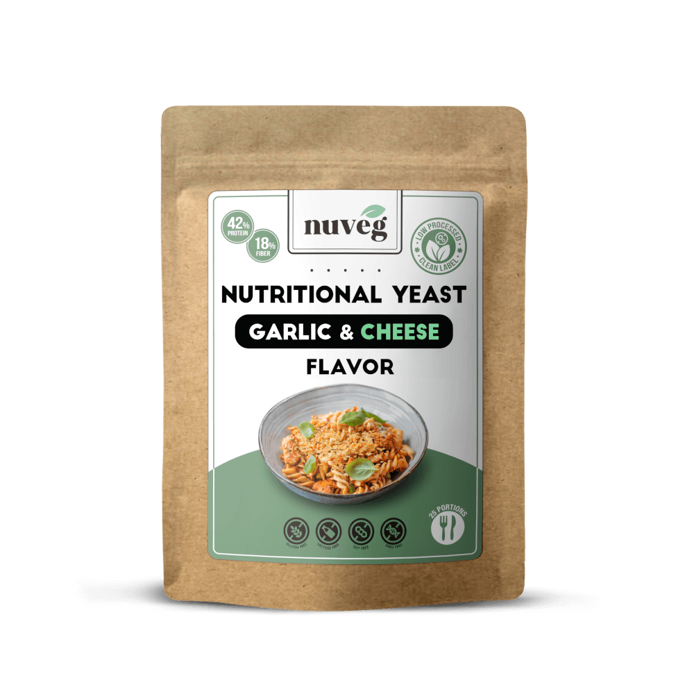 Levadura nutricional sabor ajo y queso Nuveg 125 g