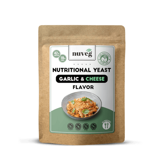 Levadura nutricional sabor ajo y queso Nuveg 125 g