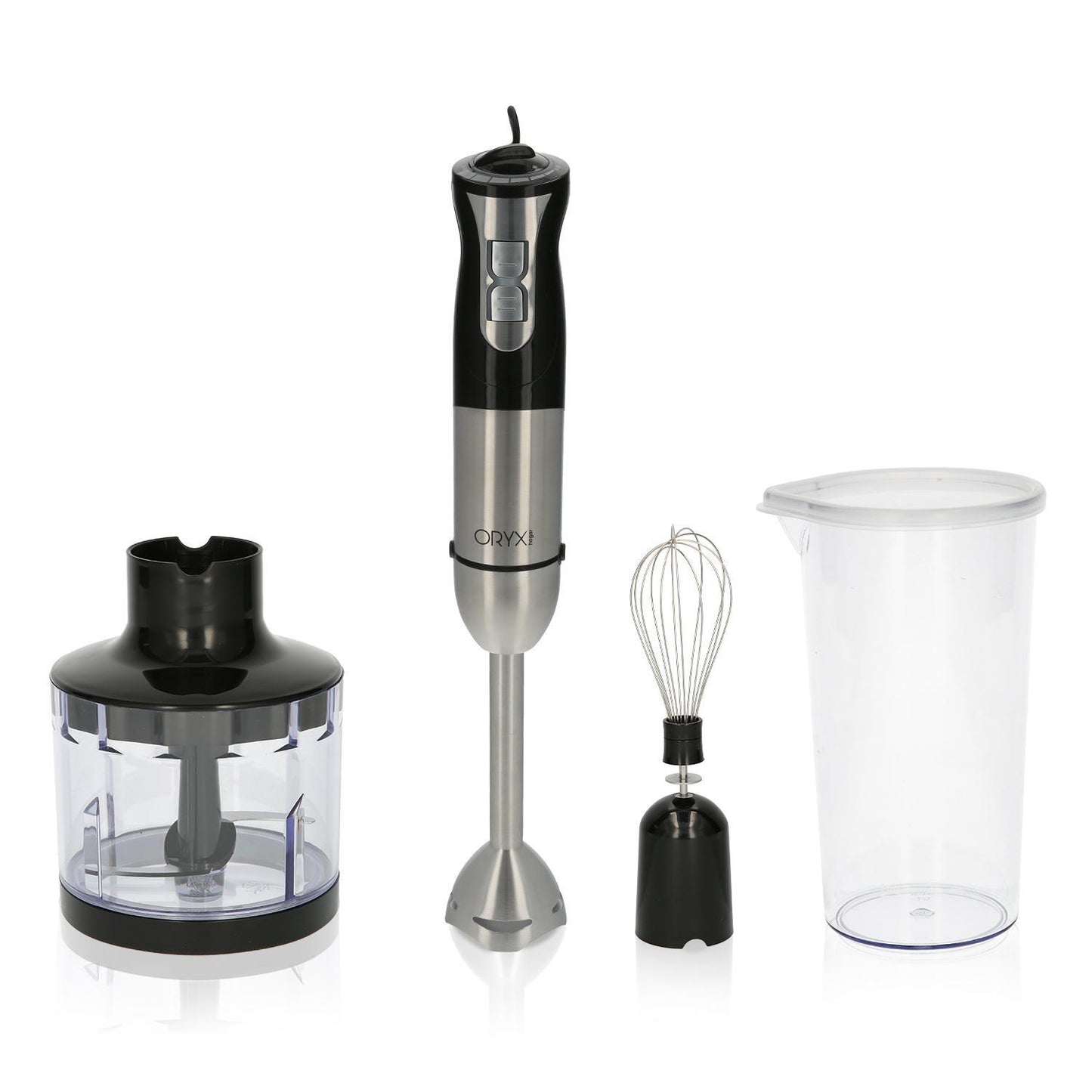Batidora De Mano, Incluye Accesorios, 1000 W. Velocidad Regulable. Con Vaso Medidor, Picador - Triturador Y Varillas._0