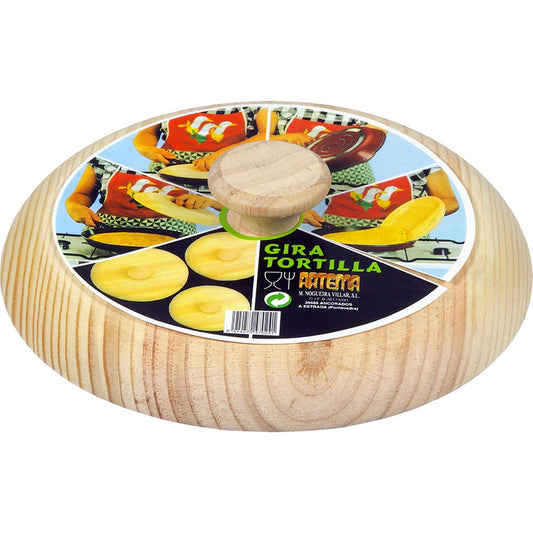 Volteador De Madera Para Tortilla - Ø 26 Cm_0