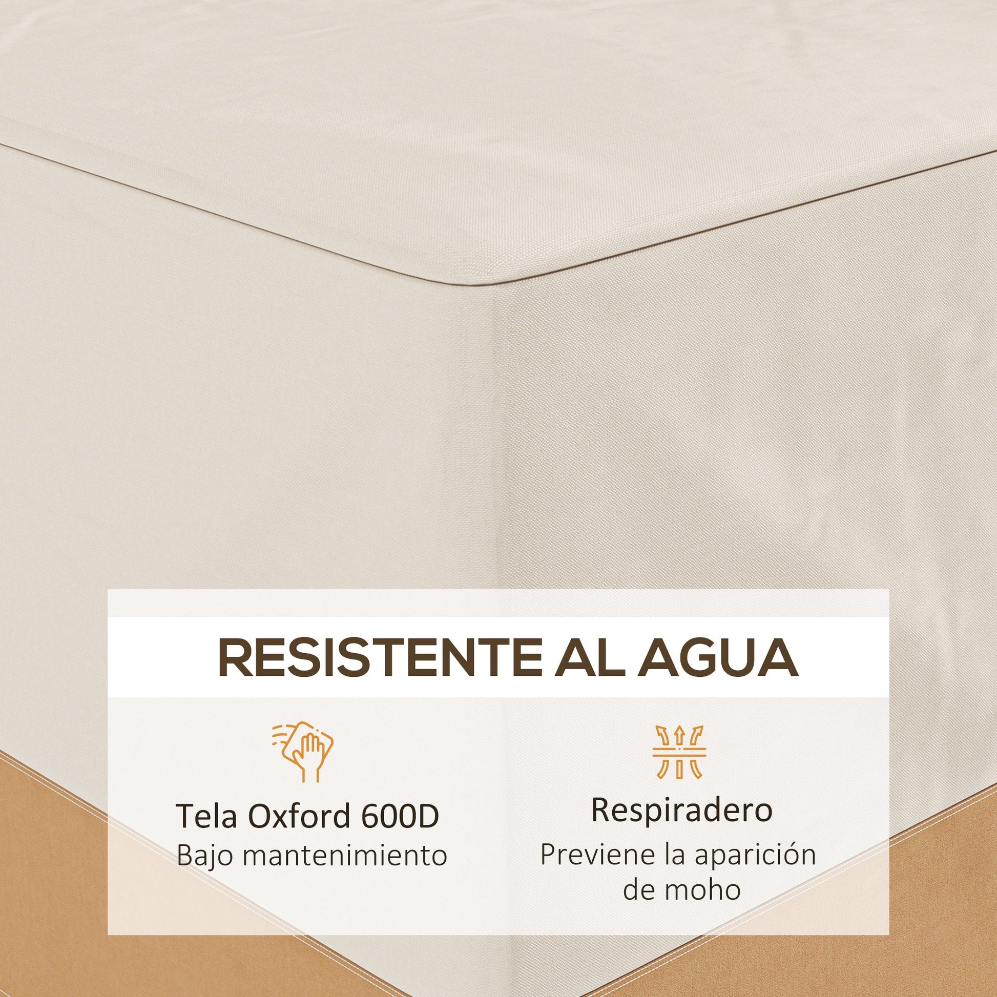 Outsunny Funda Protectora Para Muebles De Jardín Tela Oxford 600d Impermeable_4