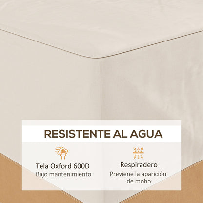 Outsunny Funda Protectora Para Muebles De Jardín Tela Oxford 600d Impermeable_4