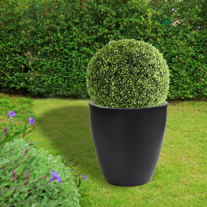 Macetero De Polietileno Por Rotomoldeo Color Antracita 40x40 Cm_3