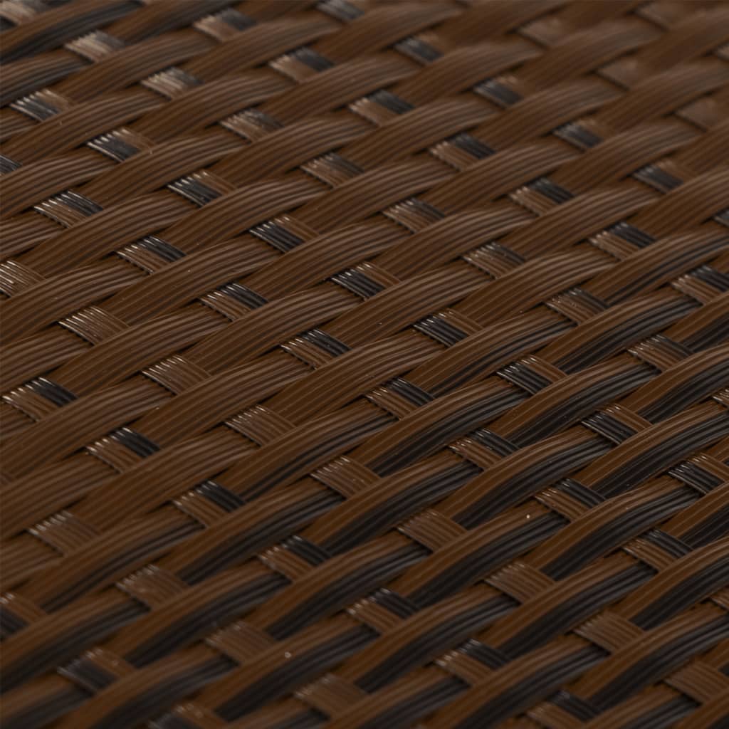 Toldo Para Balcón Ratán Sintético Marrón Y Negro 600x80 Cm / Vetonek_2