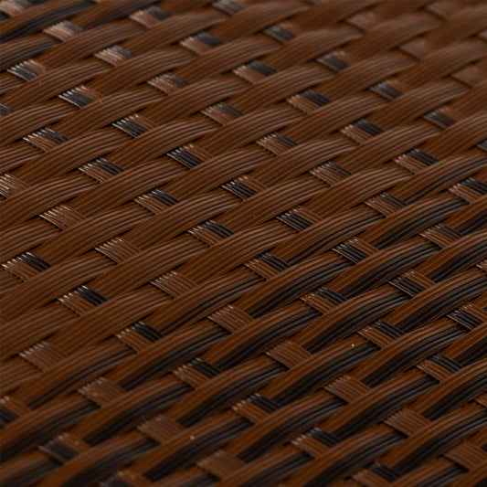 Toldo Para Balcón Ratán Sintético Marrón Y Negro 600x100 Cm / Vetonek_0