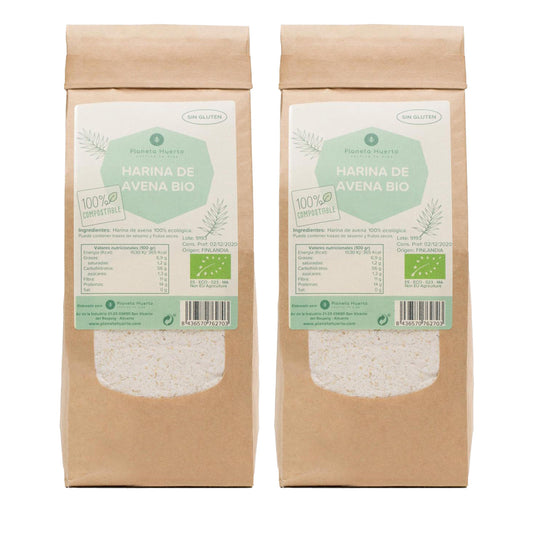 Pack 2x Harina de Avena Sin Gluten ECO Planeta Huerto