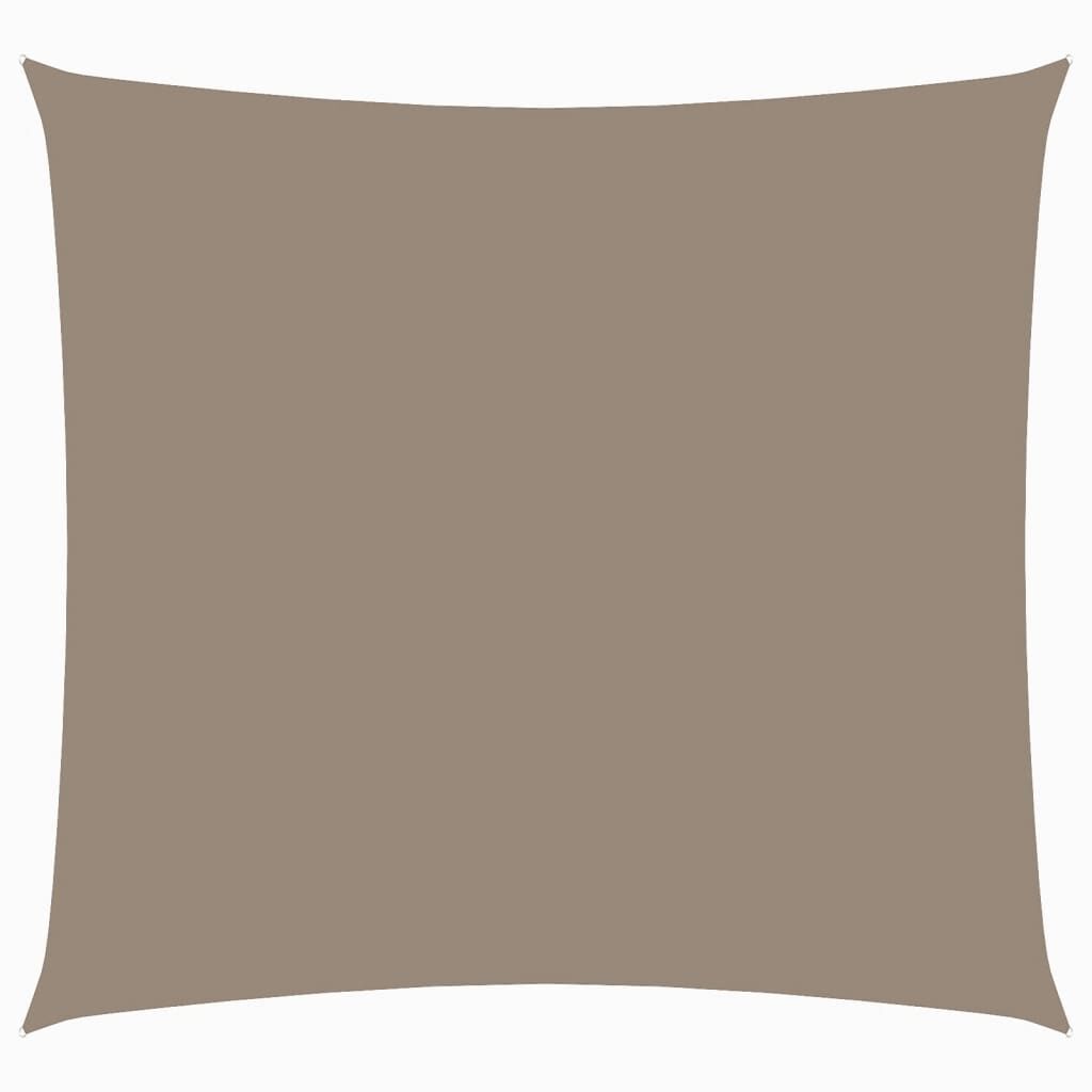 Vidaxl Toldo De Vela Cuadrado Tela Oxford Gris Taupe 4,5x4,5 M_0