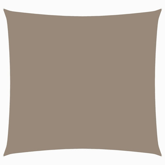 Vidaxl Toldo De Vela Cuadrado Tela Oxford Gris Taupe 4,5x4,5 M_0