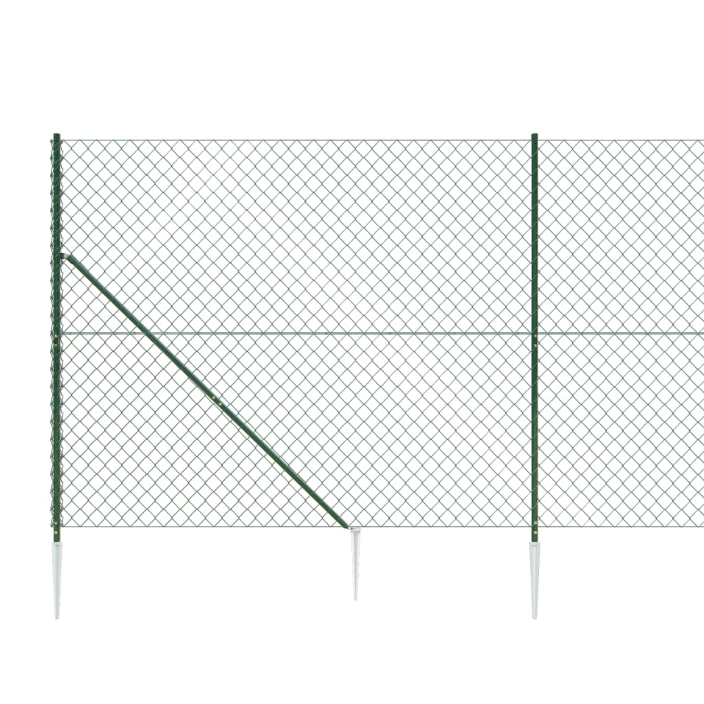 Cerca De Alambre Con Pinchos De Anclaje Verde 2,2x25 M / Vetonek_1