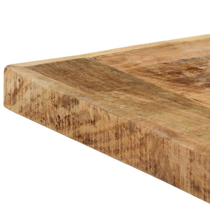Mesa De Comedor Madera Maciza De Mango Rugosa 140x70x75 Cm_3