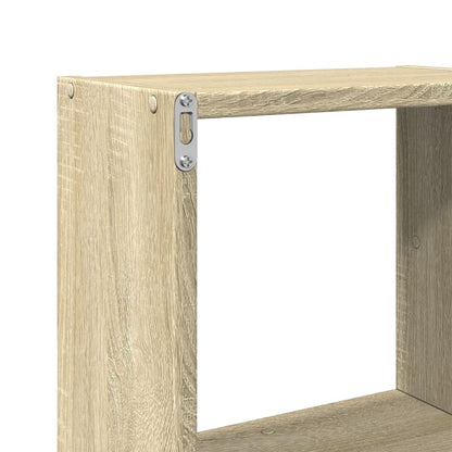 Armario De Pared Madera De Ingeniería Roble Sonoma 78x18x71 Cm / Vetonek_2