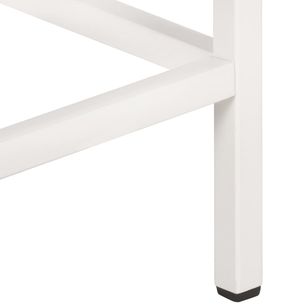 Mesita De Noche De Madera Maciza De Mango 40x30x50 Cm_4