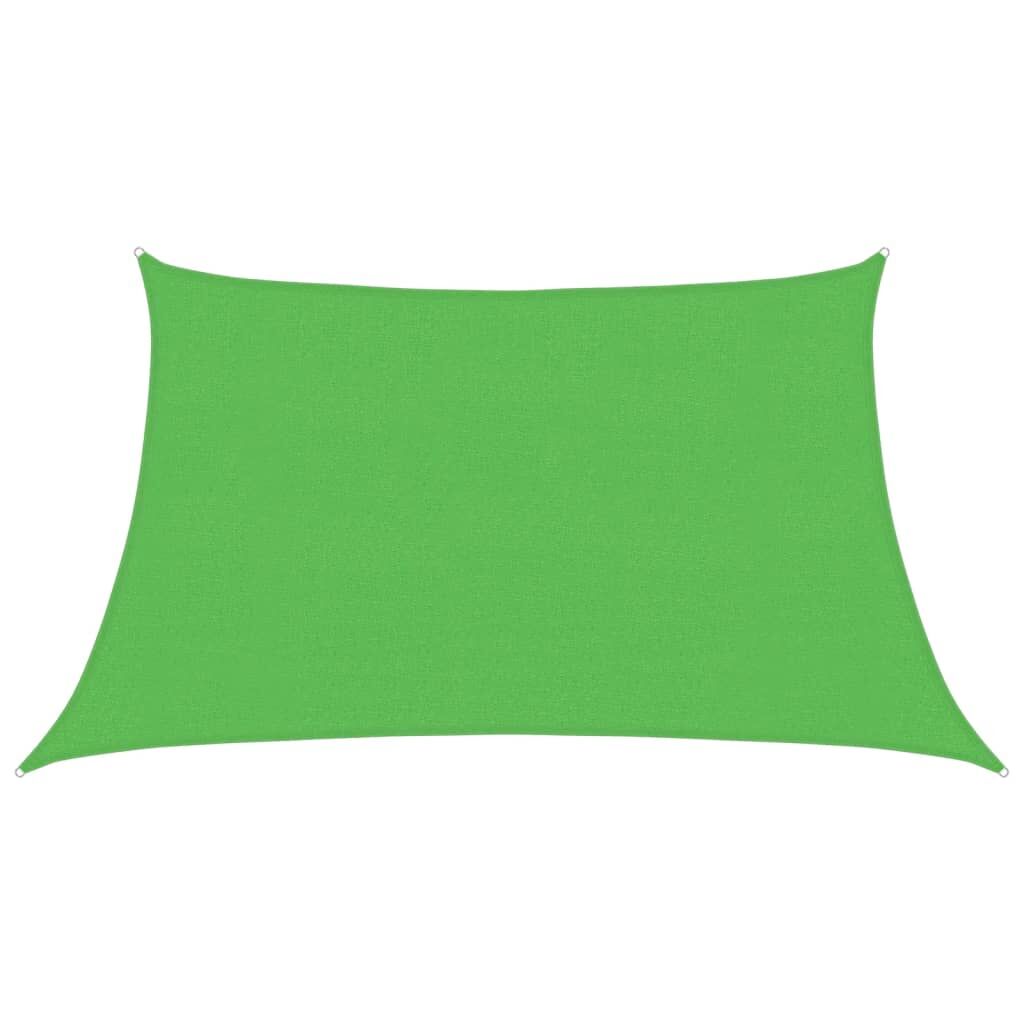 Vidaxl Toldo De Vela Hdpe Verde Claro 160 G/m² 3/4x2 M_0