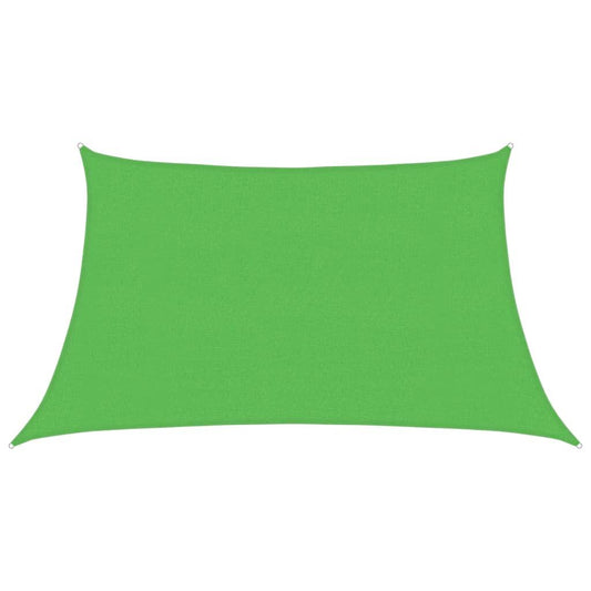 Vidaxl Toldo De Vela Hdpe Verde Claro 160 G/m² 3/4x2 M_0