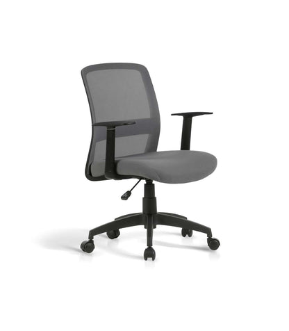 Silla Despacho Giratoria Elevable Acabado Gris, 61m(ancho) 87/94cm(altura) 59cm(fondo)_0