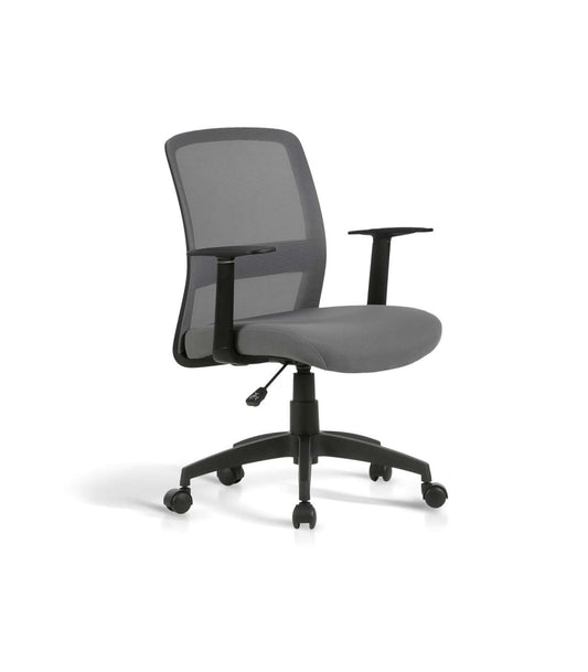 Silla Despacho Giratoria Elevable Acabado Gris, 61m(ancho) 87/94cm(altura) 59cm(fondo)_0