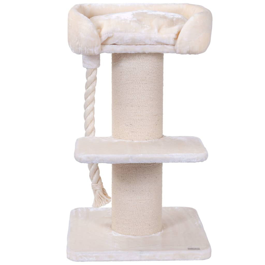 Quapas! Árbol Rascador Para Gatos Ruffles Crema 60x60x115 Cm_0