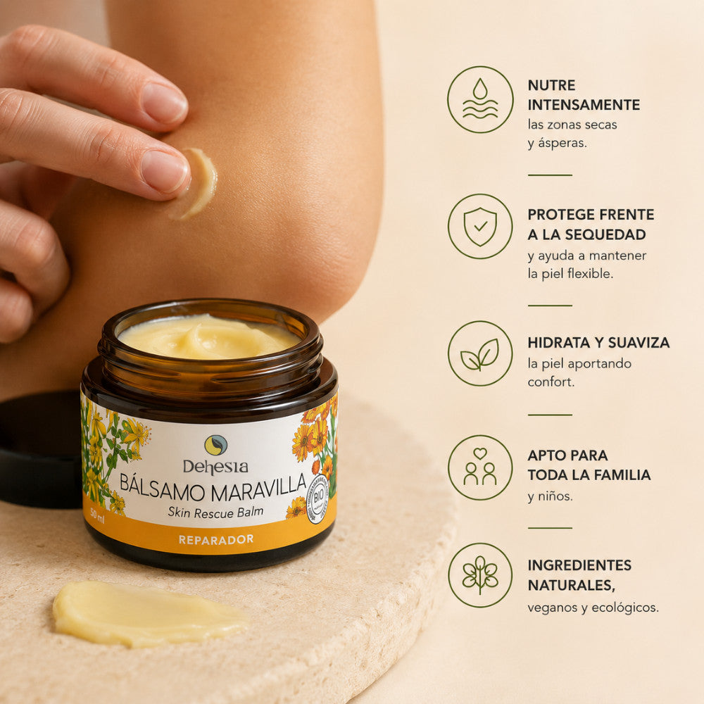 Bálsamo Maravilla Bio | Reparador Piel Dañada, Eccemas, Picor 50ml_3