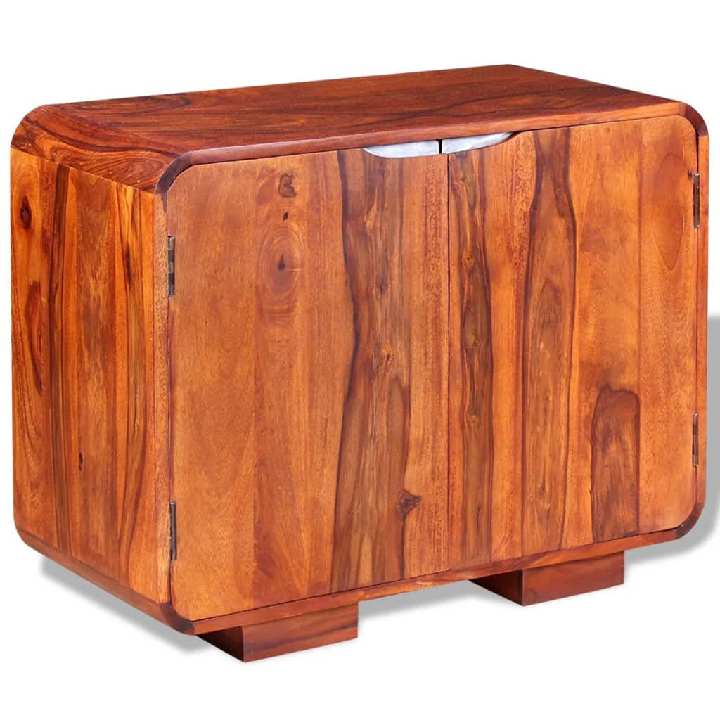 Aparador De Madera Maciza De Sheesham 75x35x60 Cm_0