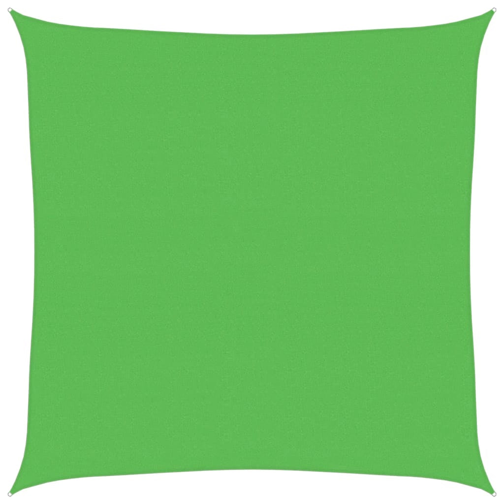 Vidaxl Toldo De Vela Hdpe Verde Claro 160 G/m² 4,5x4,5 M_0