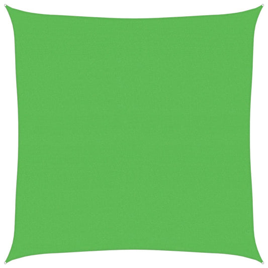Vidaxl Toldo De Vela Hdpe Verde Claro 160 G/m² 4,5x4,5 M_0