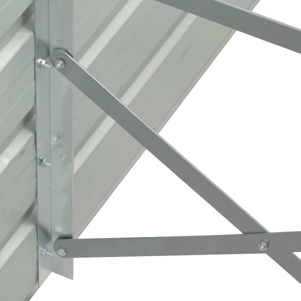Arriate De Jardín De Acero Galvanizado Verde 100x40x77 Cm_5
