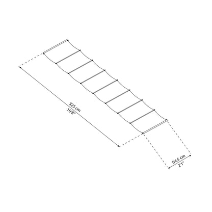 Toldo para pérgola Stockholm 3.4x5.9 ft