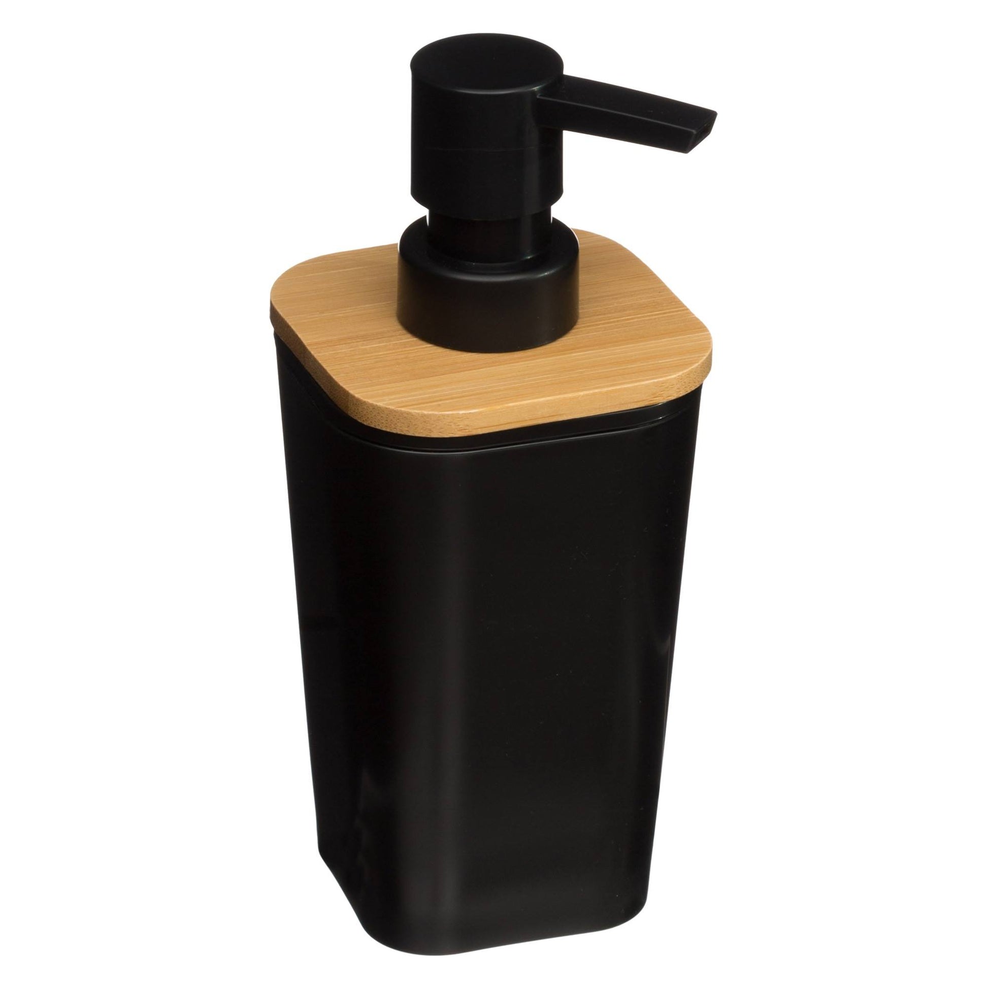 Dispensador De Jabón Negro 'natureo' 200ml, Diseño Moderno Y Sofisticado