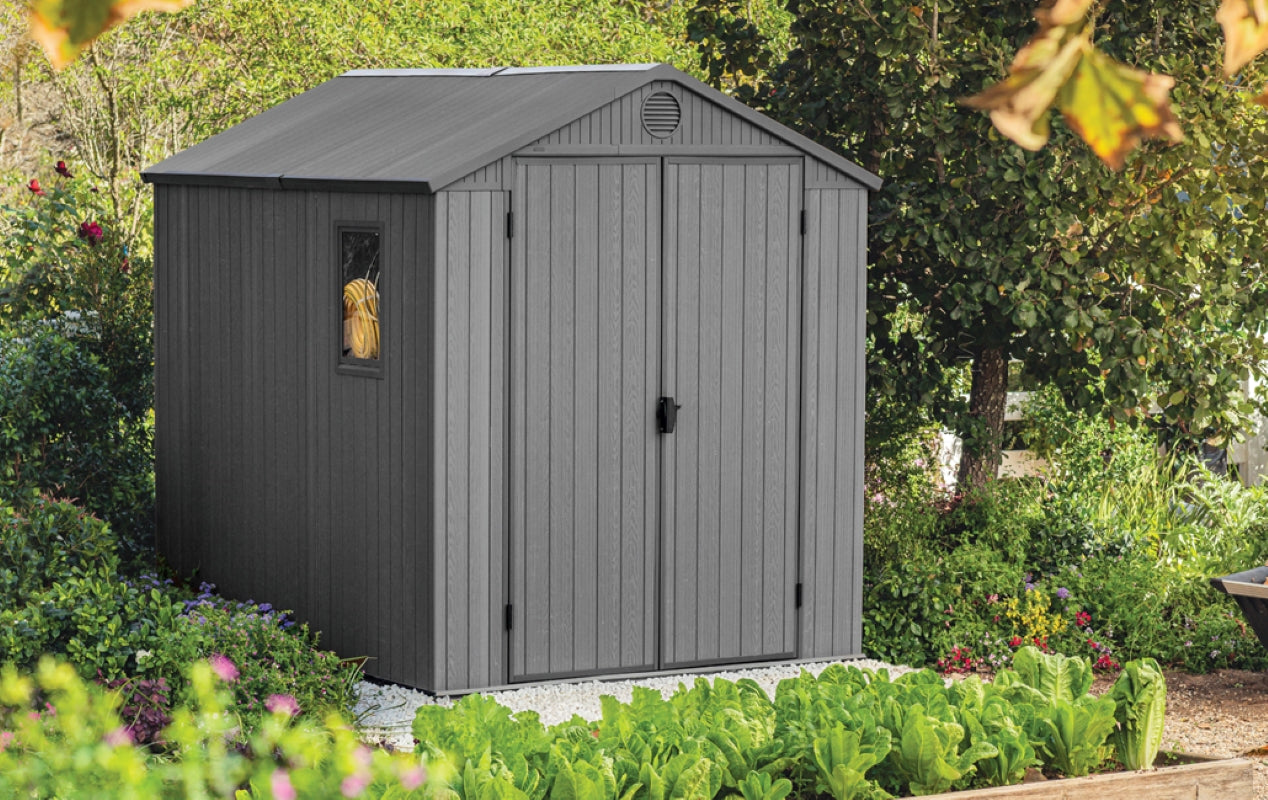 Caseta De Exterior Darwin 6x8 De Keter. 190x244x221 Cm - Gris_2