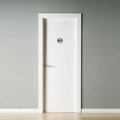 Placa Adhesiva Wc Acero Inoxidable Ø 7 Cm._2