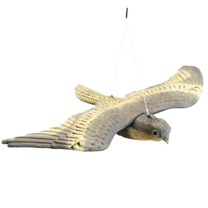 Ahuyentador De Aves Tipo Estatua Halcón Volador 54x35 Cm_0